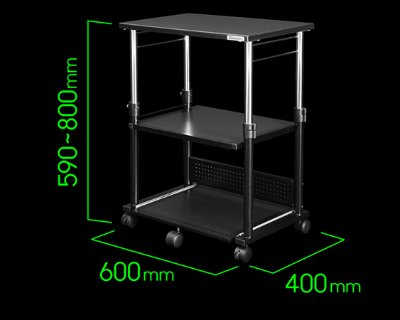 Bauhutte バウヒュッテ 昇降式 プリンター台 BHS-600P-BK 4589946139853.jpg