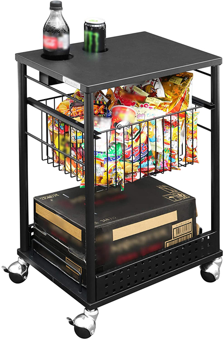 バウヒュッテ BHS-430EW-BK エナジーワゴン (幅43cm×奥行31cm) ブラック[BHS430EWBK] 返品種別A