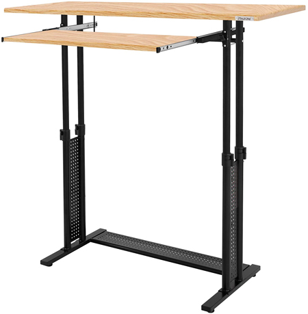 バウヒュッテ BHD-1200H-WD 昇降式スタンディングデスク「オフィス」 (幅120cm×奥行45〜72.5cm) ウッド[BHD1200HWD] 返品種別A