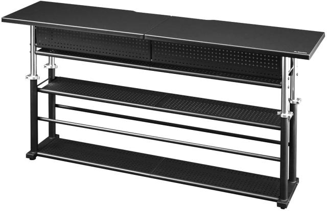 バウヒュッテ BHC-1400H-BK 昇降エクステンションデスクラージ（ブラック）Bauhutte[BHC1400HBK] 返品種別A