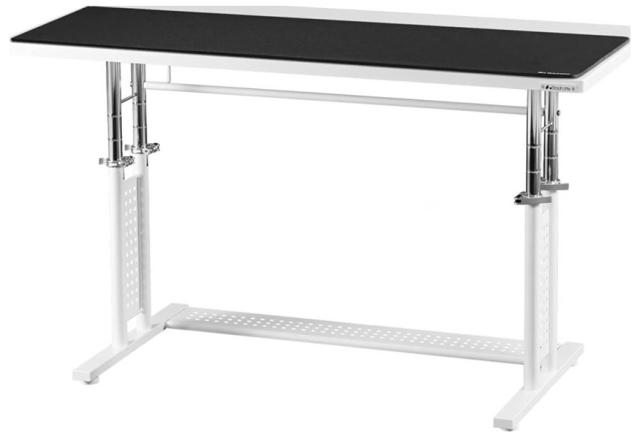 バウヒュッテ BHD-1200HDM-WH ゲーミングデスクHD ミドル (幅120cm×奥行55cm) ホワイト昇降式[BHD1200HDMWH] 返品種別A