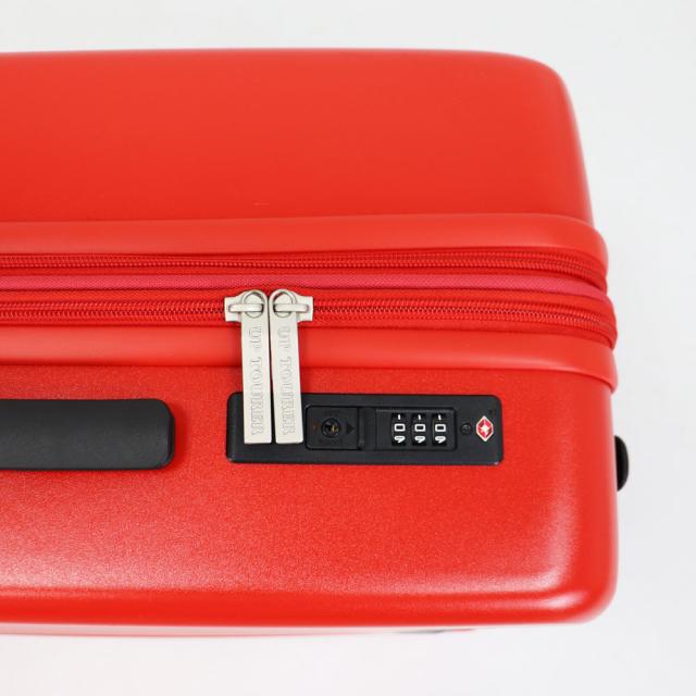 一六八(イロハ) UP TOURRER カラーフット拡張キャリーケース(レッド・S
