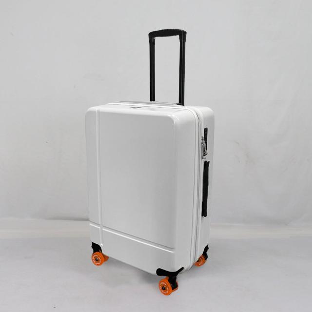 一六八(イロハ) UT103-2-WTM UP TOURRER カラーフット拡張キャリーケース(ホワイト・Mサイズ・24インチ)[UT1032WTM] 返品種別B