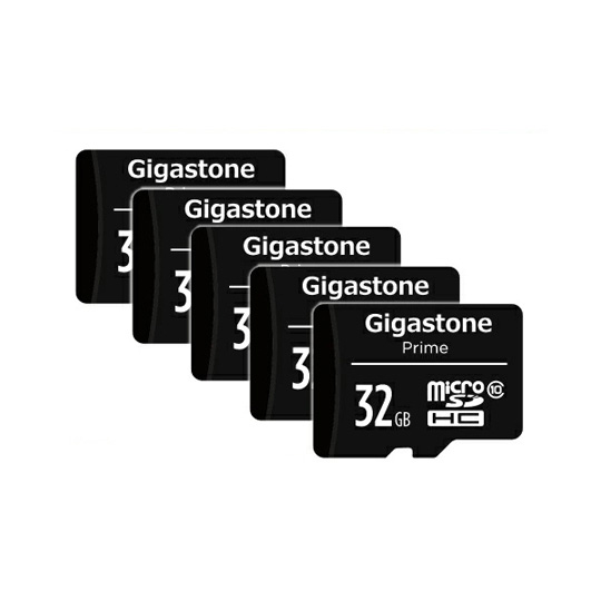 Gigastone｜ギガストーン GJM10-32G5PK microSDCHカード 32GB Class10（ジッパーバック包装）【5枚セット】[GJM1032G5PK] 返品種別B