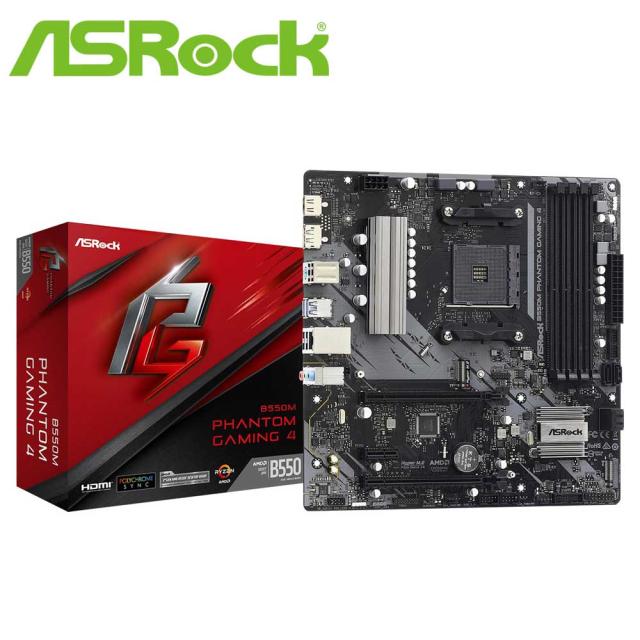 ASRock｜アスロック B550M PHANTOMGAMING4 ASRock B550M Phantom Gaming 4 / Micro ATX対応マザーボード[B550MPHANTOMGAMING4] 返品種別B