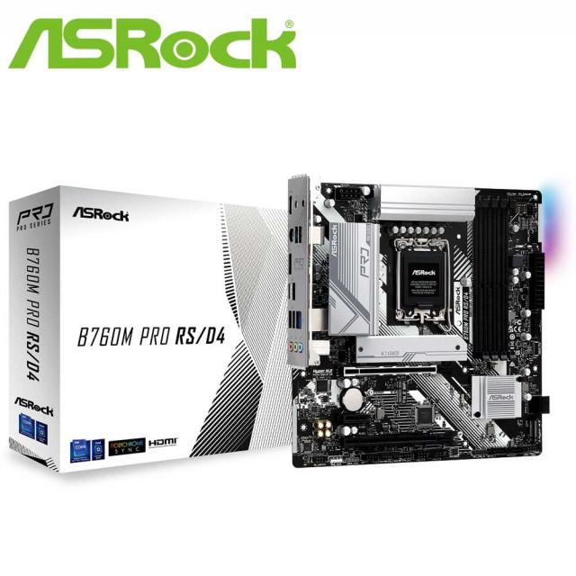 ASRock｜アスロック B760M PRO RS/D4 ASRock B760M Pro RS/D4 / microATX対応マザーボード[B760MPRORSD4] 返品種別B