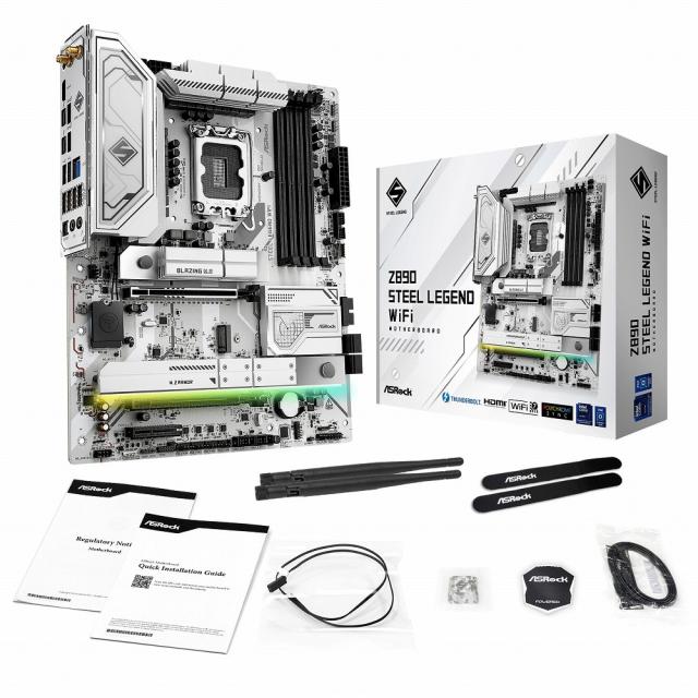 ASRock｜アスロック Z890STEELLEGENDWIF ASRock Z890 Steel Legend WiFi マザーボード[Z890STEELLEGENDWIF] 返品種別B_7