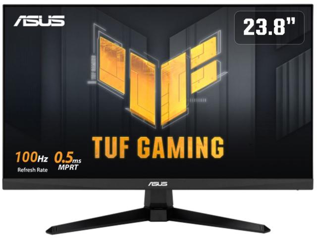 ASUS｜エイスース VG246H1A ゲーミング液晶ディスプレイ(23.8型/IPS/FullHD 1920×1080/100Hz/0.5ms/HDMI1.4/VESA/3年保証)(ブラック)TUF Gaming[VG246H1A] 返品種別A