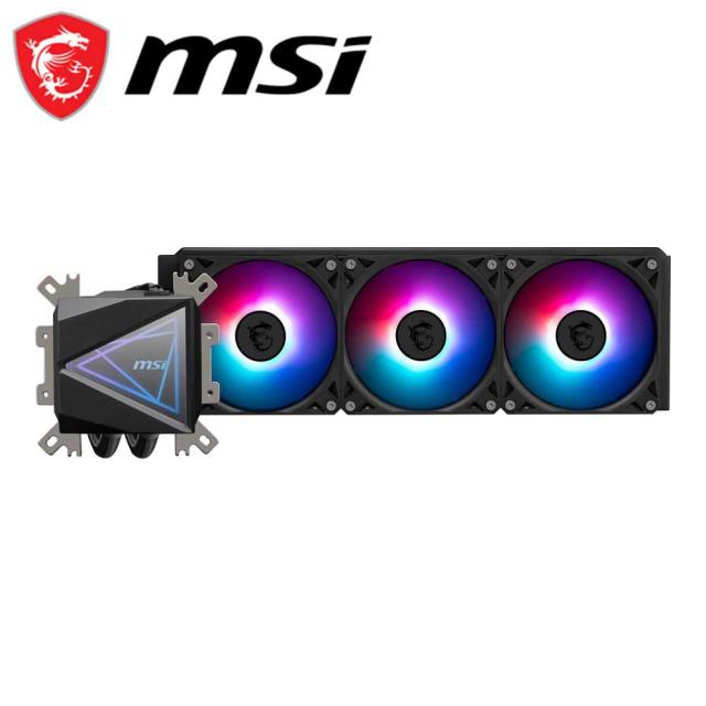 MSI｜エムエスアイ MAGCORELIQUIDI360 水冷一体型CPUクーラー MAG CORELIQUID I360（ブラック、360mm）[MAGCORELIQUIDI360] 返品種別B