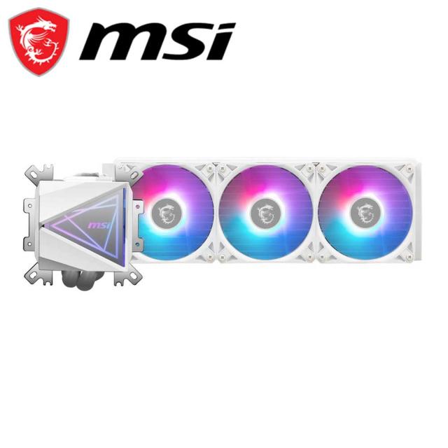 MSI｜エムエスアイ 水冷一体型CPUクーラー MAG CORELIQUID I360 WHITE（ホワイト、360mm） MAGCORELIQUIDI360W返品種別B