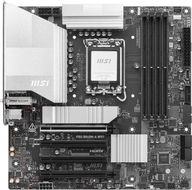 MSI｜エムエスアイ MSI PRO B860M-A WIFI マザーボード Intel Core Ultra 200S（LGA1851）対応 PRO B860M-A WIFI返品種別B_2