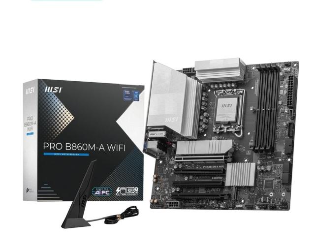 MSI｜エムエスアイ MSI PRO B860M-A WIFI マザーボード Intel Core Ultra 200S（LGA1851）対応 PRO B860M-A WIFI返品種別B_6