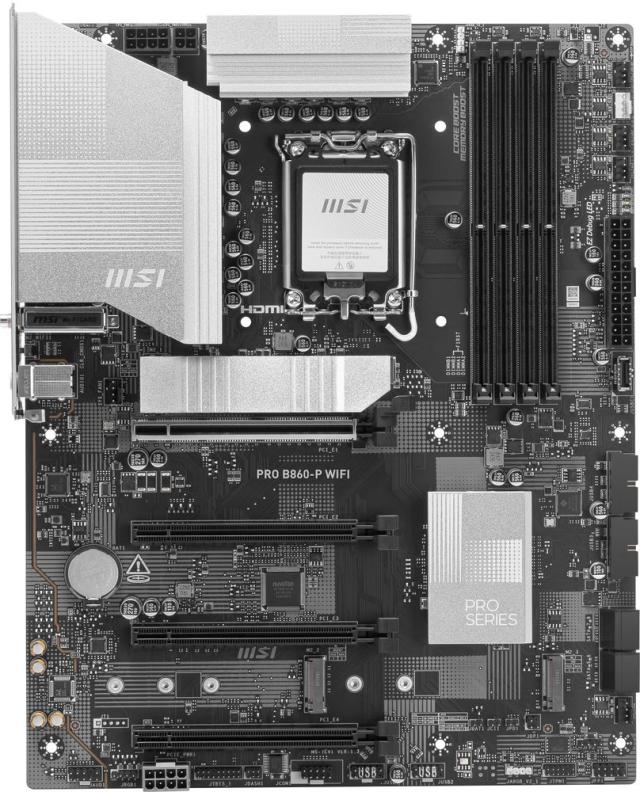 MSI｜エムエスアイ PRO B860-P WIFI MSI PRO B860-P WIFI マザーボードIntel Core Ultra 200S（LGA1851）対応[PROB860PWIFI] 返品種別B_1
