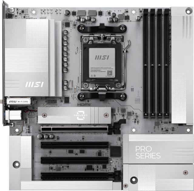 MSI｜エムエスアイ PROB850M-AWIFIPZ MSI PRO B850M-A WIFI PZ マザーボード（ホワイト）[PROB850MAWIFIPZ] 返品種別B_2