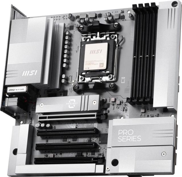 MSI｜エムエスアイ PROB850M-AWIFIPZ MSI PRO B850M-A WIFI PZ マザーボード（ホワイト）[PROB850MAWIFIPZ] 返品種別B_3