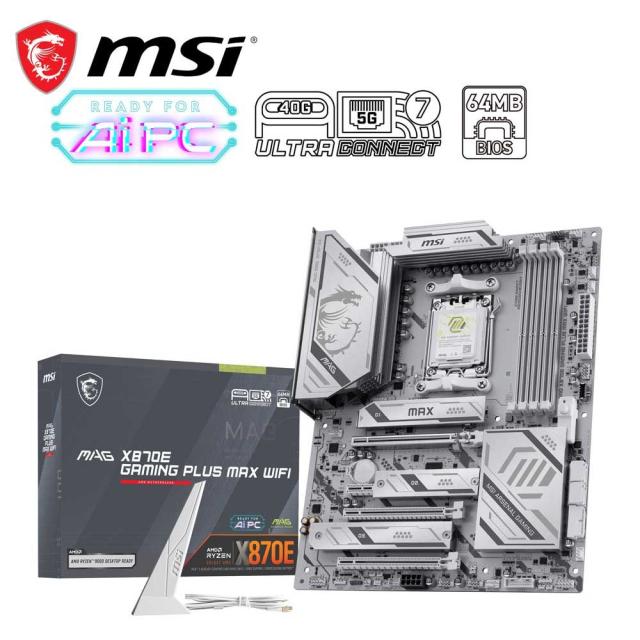 MSI｜エムエスアイ X870E-GAMINGPLUS-MAX MSI MAG X870E GAMING PLUS MAX WIFI マザーボード[X870EGAMINGPLUSMAX] 返品種別B
