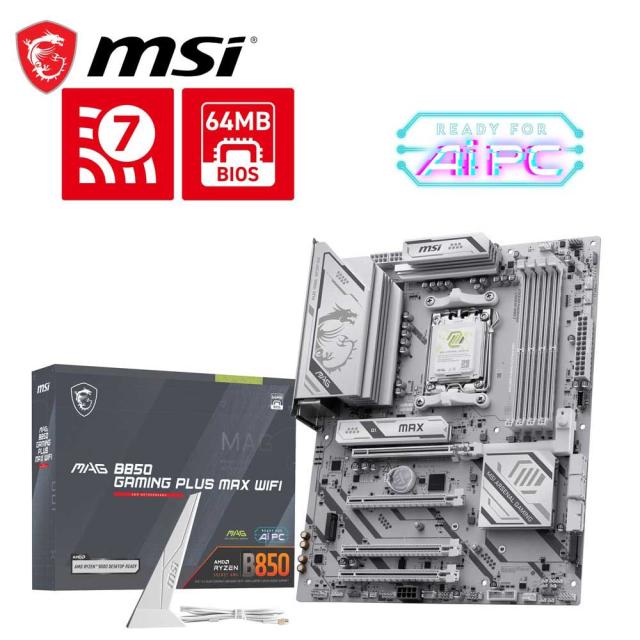 MSI｜エムエスアイ MAGB850GAMINGPLUSMAX MSI MAG B850 GAMING PLUS MAX WIFI マザーボード[MAGB850GAMINGPLUSMAX] 返品種別B