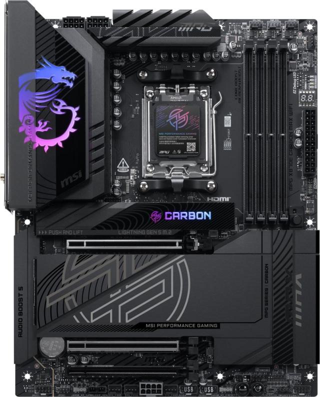 MSI｜エムエスアイ X870E-CARBONMAX-WIFI MSI MPG X870E CARBON MAX WIFI マザーボード（ブラック）[X870ECARBONMAXWIFI] 返品種別B_1