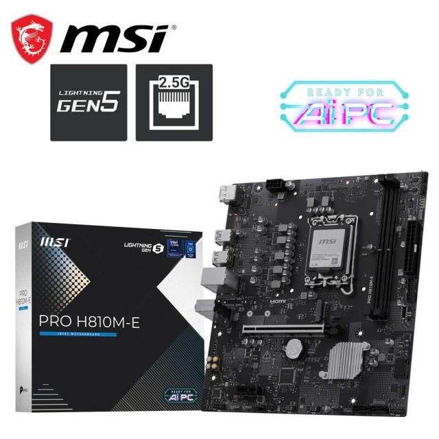 MSI｜エムエスアイ PROH810M-E MSI PRO H810M-E マザーボード[PROH810ME] 返品種別B