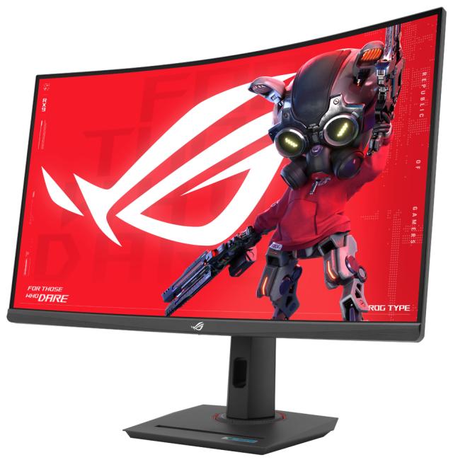 ASUS｜エイスース XG32WCS ゲーミング液晶ディスプレイ(31.5型/曲面型/Fast VA/WQHD 2560×1440/180Hz/1ms/HDR400/HDMI2.0/DP1.4/USB Type-C/VESA/PIP・PBP対応/3年保証)(ブラック)[XG32WCS] 返品種別A_11