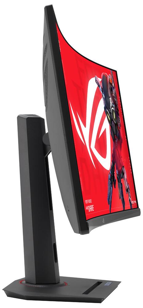 ASUS｜エイスース XG32WCS ゲーミング液晶ディスプレイ(31.5型/曲面型/Fast VA/WQHD 2560×1440/180Hz/1ms/HDR400/HDMI2.0/DP1.4/USB Type-C/VESA/PIP・PBP対応/3年保証)(ブラック)[XG32WCS] 返品種別A_12