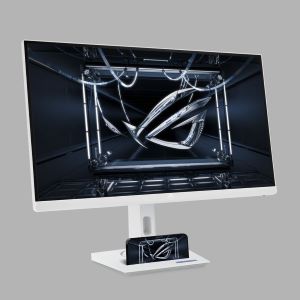 ASUS｜エイスース XG27UCG-W ゲーミング液晶ディスプレイ(27型/Fast IPS/4K UHD 3840x2160/FHD320Hz・4K160Hz/1ms/HDR400/HDMI2.1/DP1.4/USB Type-C/VESA/3年保証)(ホワイト)ROG Strix[XG27UCGW] 返品種別A_9