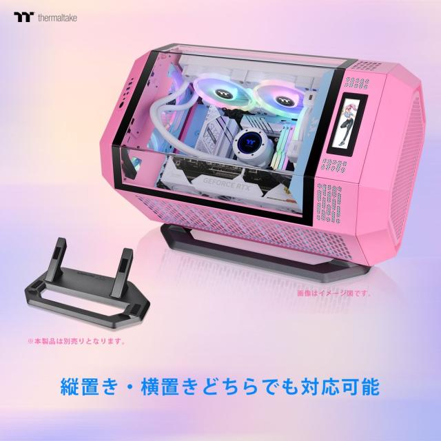 Thermaltake｜サーマルテイク CA-1Y4-00SAWN-00 ミニタワー型PCケース The Tower 300 （バブルピンク）[CA1Y400SAWN00] 返品種別B_3