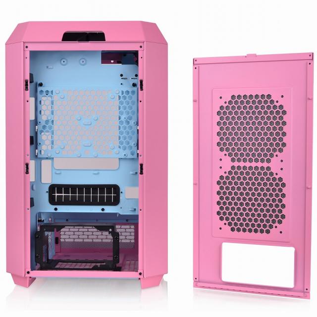 Thermaltake｜サーマルテイク CA-1Y4-00SAWN-00 ミニタワー型PCケース The Tower 300 （バブルピンク）[CA1Y400SAWN00] 返品種別B_11