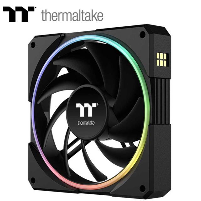 Thermaltake｜サーマルテイク CL-F206-PL12SW-A TS120 EX RGB 3Pack Fan（ブラック）[CLF206PL12SWA] 返品種別B