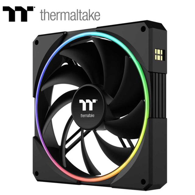 Thermaltake｜サーマルテイク CL-F208-PL14SW-A TS140 EX RGB 3Pack Fan（ブラック）[CLF208PL14SWA] 返品種別B