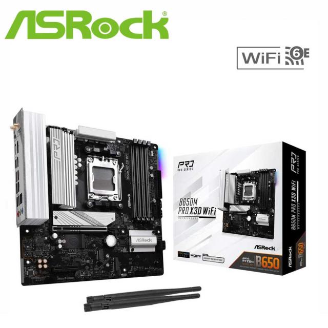 ASRock｜アスロック B650MPROX3DWIFI ASRock B650M Pro X3D WiFi マザーボード[B650MPROX3DWIFI] 返品種別B