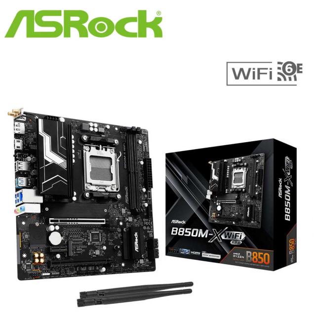 ASRock｜アスロック B850M-XWIFIR2.0 ASRock B850M-X WiFi R2.0 マザーボード[B850MXWIFIR20] 返品種別B