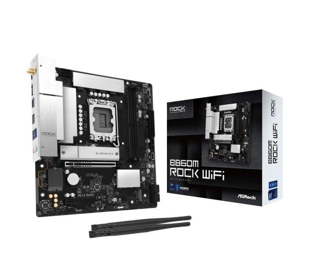 ASRock｜アスロック B860MROCKWIFI ASRock B860M Rock WiFi マザーボード（ブラック）[B860MROCKWIFI] 返品種別B_1