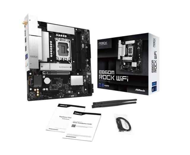 ASRock｜アスロック B860MROCKWIFI ASRock B860M Rock WiFi マザーボード（ブラック）[B860MROCKWIFI] 返品種別B_8