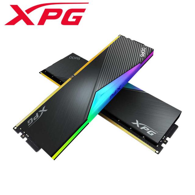 XPG AX5U6400C3216G-DCLBK PCメモリ DDR5 6400MHz UDIMM 32GB（16GBX2枚） LANCER RGB[AX5U6400C3216GDCLBK] 返品種別B