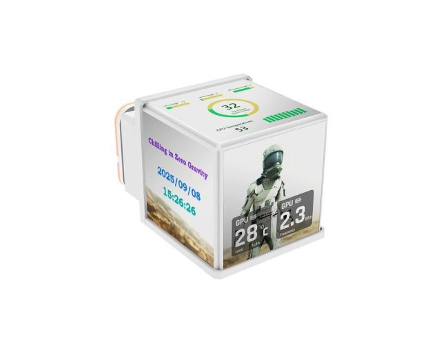 Thermaltake｜サーマルテイク CL-W482-PL12SW-A 水冷一体型CPUクーラー MINECUBE 360 Ultra Snow All-In-One Liquid Cooler System（ホワイト）[CLW482PL12SWA] 返品種別B