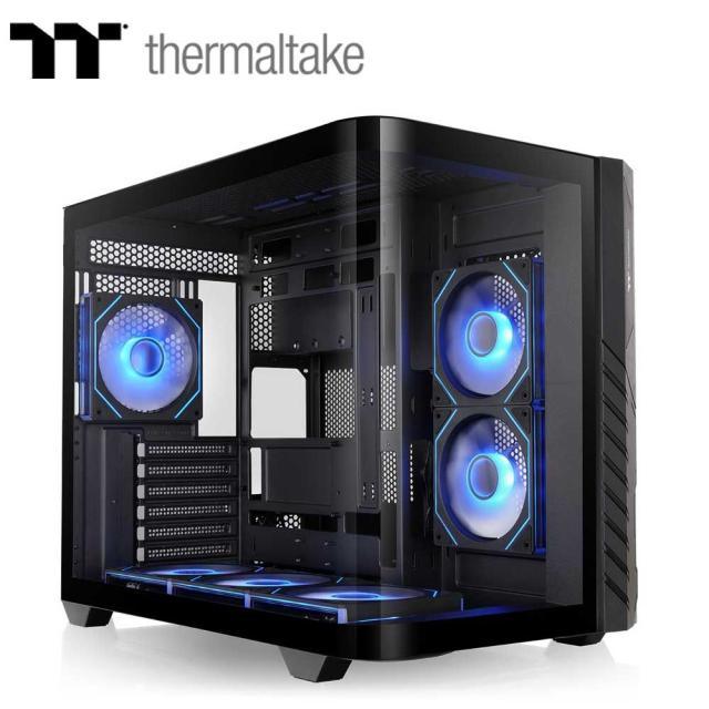 Thermaltake｜サーマルテイク CA-11V-00M1WN-00 ミドルタワー型PCケース Vision 330 CR ARGB（Black）[CA11V00M1WN00] 返品種別B