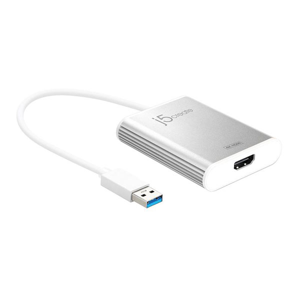 ジェイファイブクリエイト JUA354 USB 3.0 to 4K HDMIディスプレイアダプター[JUA354] 返品種別A