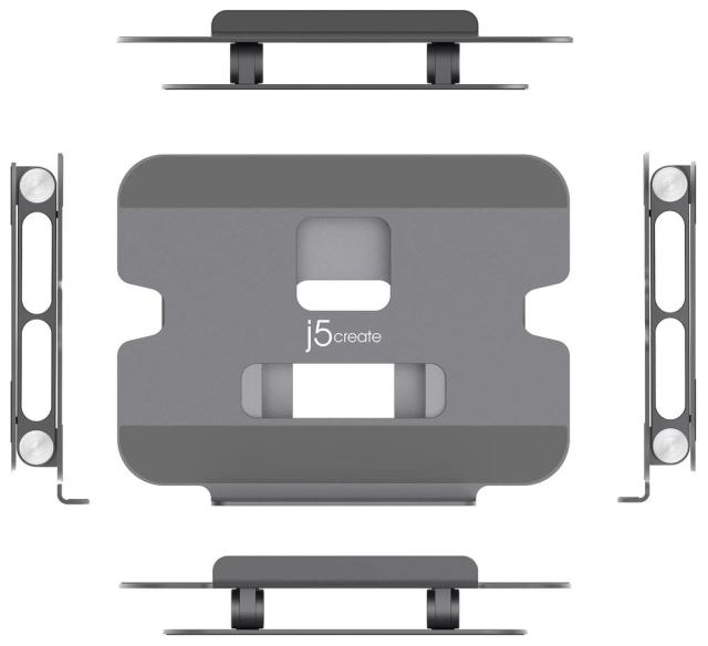 ジェイファイブクリエイト JTS127 無段階ノートPCスタンド　Multi-Angle Laptop Stand（スペースグレー）j5create[JTS127] 返品種別A_2