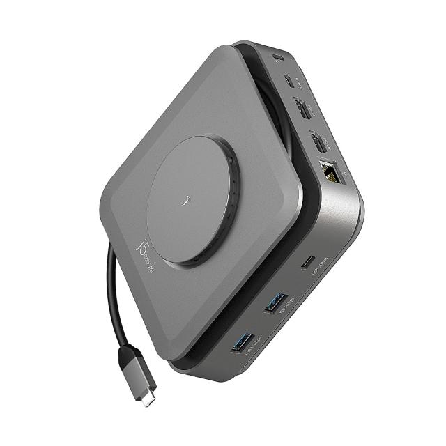 ジェイファイブクリエイト JCD3199 USB-C 無線充電搭載 12in1 ドッキングステーション (M1/M2/M3対応)j5create[JCD3199] 返品種別A