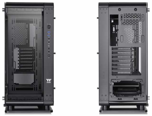 Thermaltake（サーマルテイク） ミドルタワー型PCケース Core P6 TG Black Core P6 TGシリーズ CA-1V2-00M1WN-00返品種別B