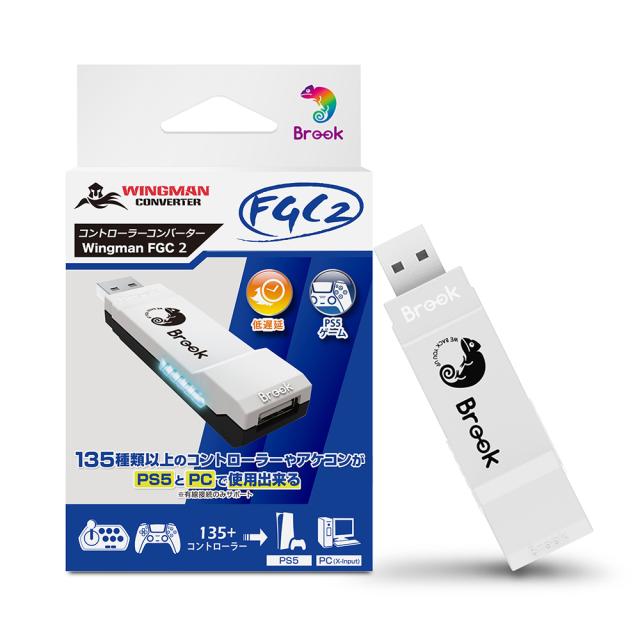 GameSir FM00012606 Brook Wingman FGC2 有線コントローラーコンバーター　PS5/PC対応[FM00012606BROOK] 返品種別A