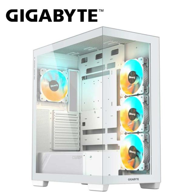 GIGABYTE｜ギガバイト ATX/Micro-ATX/Mini-ITX対応 C500 PANORAMIC STEALTH ICE ミドルタワーPCケース（ホワイト） C500PIST返品種別B