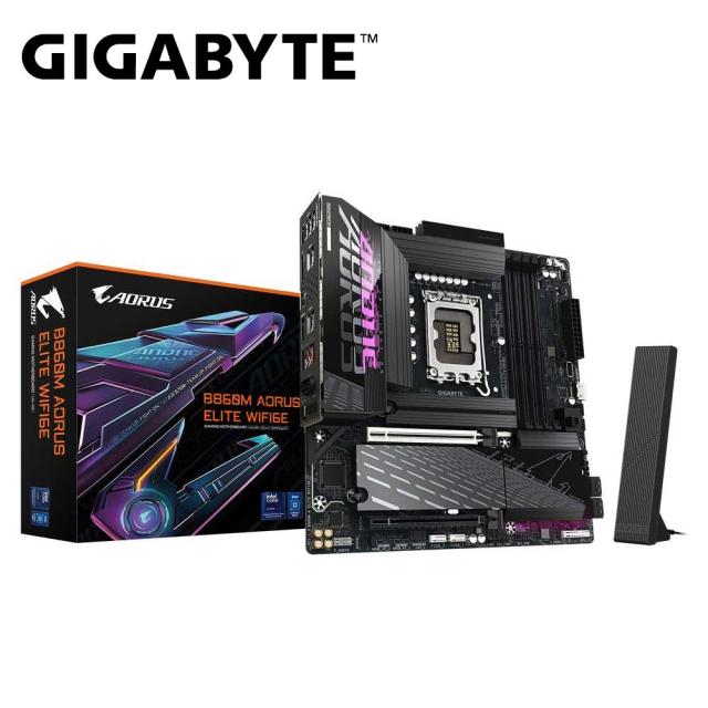 GIGABYTE｜ギガバイト B860MAELITEWIFI6E GIGABYTE B860M AORUS ELITE WIFI6E / microATX対応マザーボード[B860MAELITEWIFI6E] 返品種別B