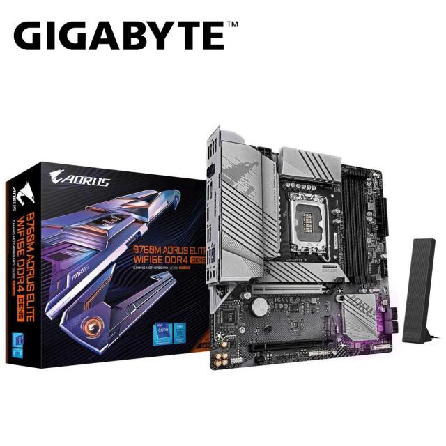 GIGABYTE｜ギガバイト GIGABYTE B760M AORUS ELITE WIFI6E DDR4 GEN5 / Micro-ATX対応マザーボード  B760MAEWF6ED4G5返品種別B