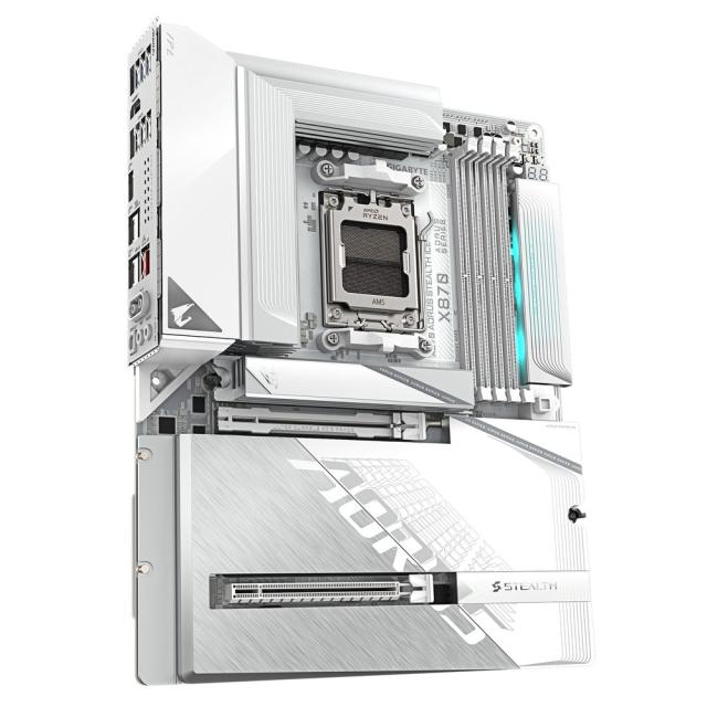 GIGABYTE｜ギガバイト GIGABYTE X870 AORUS STEALTH ICE / ATX対応 マザーボード（ホワイト） X870-A-STEALTH/ICE返品種別B_1