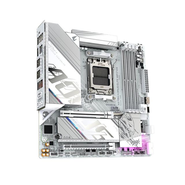 GIGABYTE｜ギガバイト GIGABYTE X870M AORUS ELITE WIFI7 ICE / Micro-ATX対応 マザーボード（ホワイト） X870M-AORUS-ELITE/WF返品種別B_1