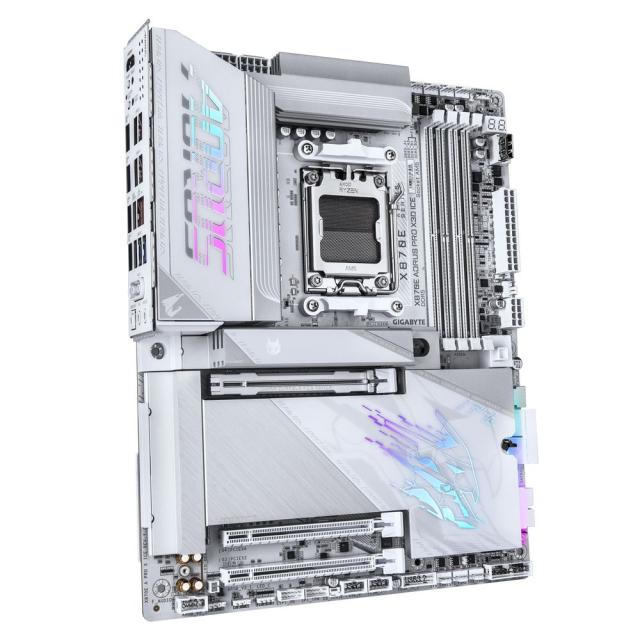 GIGABYTE｜ギガバイト X870EAPROXICE GIGABYTE X870E AORUS PRO X3D ICE マザーボード（ホワイト）[X870EAPROXICE] 返品種別B_1