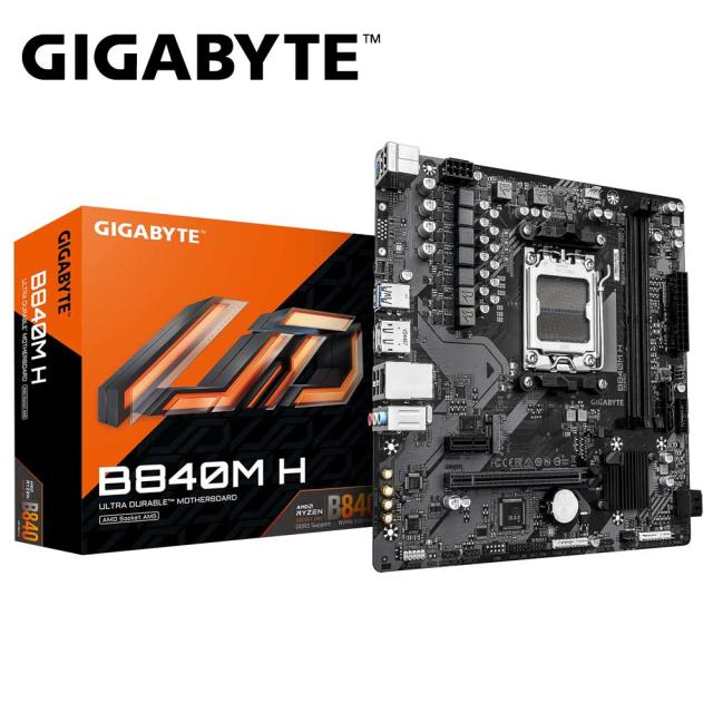 GIGABYTE｜ギガバイト B840MH GIGABYTE B840M H MicroATXマザーボード（ブラック）[B840MH] 返品種別B