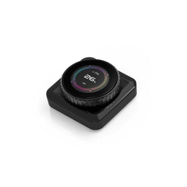 Cooler Master｜クーラーマスター MHDD01AA22 クリエイター向けコントロールデバイス Master Hub Encoder IPS Display（エンコーダーモジュール ブラック）[MHDD01AA22] 返品種別A
